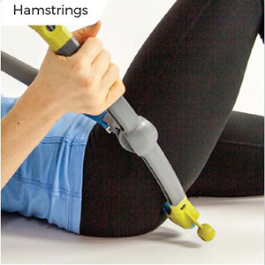 T3 Massager In Use - Hamstrings