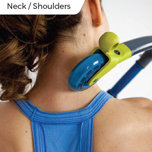 T3 Massager In Use - Neck and Shoulders