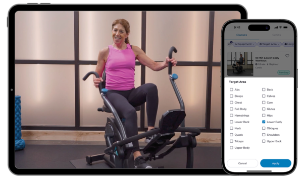 Teeter Move App Preview and Class Filters