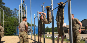 Teeter Trains Army Soldiers at Fort Bragg on Inverted Decompression