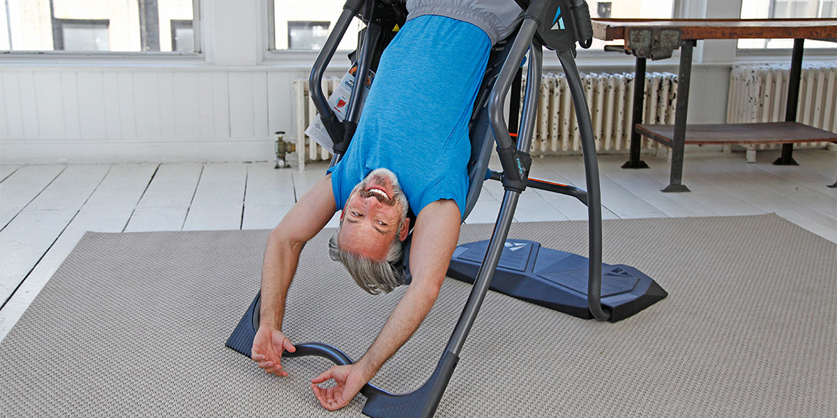 Inversion Table Back Pain Therapy Adjustable Medical Mobility Teeter Chair Hang 