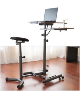 Decrease back pain and improve your posture, energy, and productivity with the Teeter Sit-Stand Desk