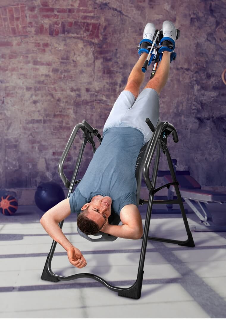 Teeter X3 Inversion Table In Use