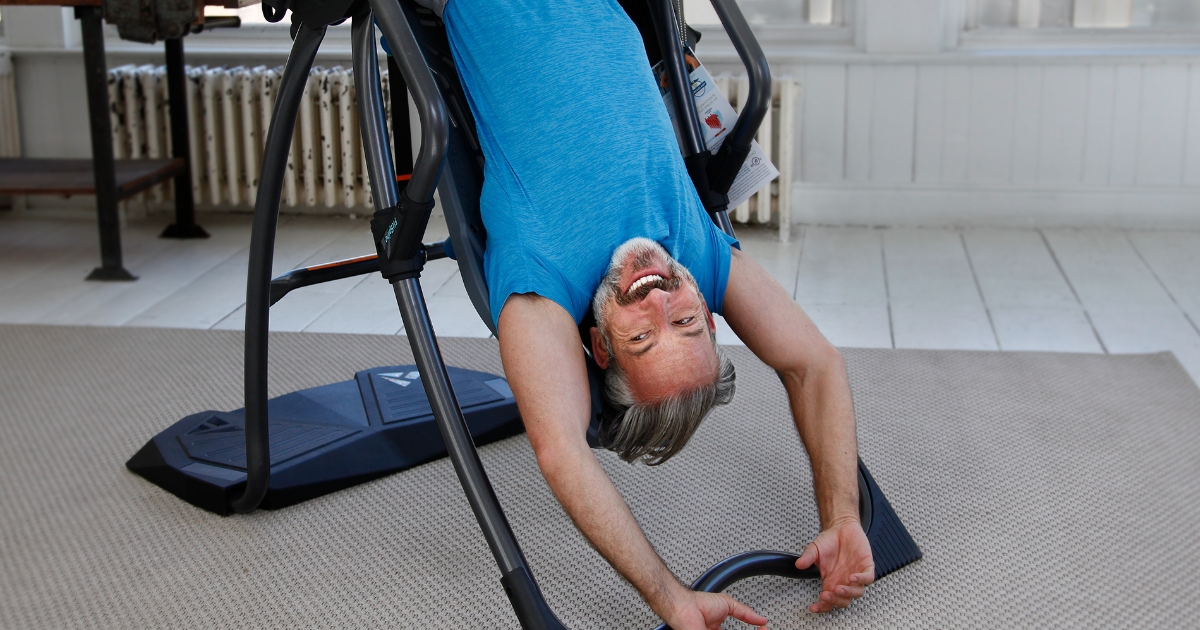 Teeter FitSpine XT-1 Inversion Table, At-Home Back Pain Relief